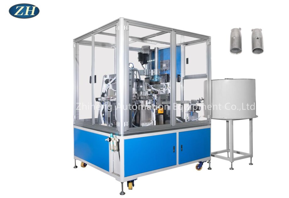 Awtomatikong Zinc Shell Edge Milling at Tapping Machine Line Magandang Seguridad