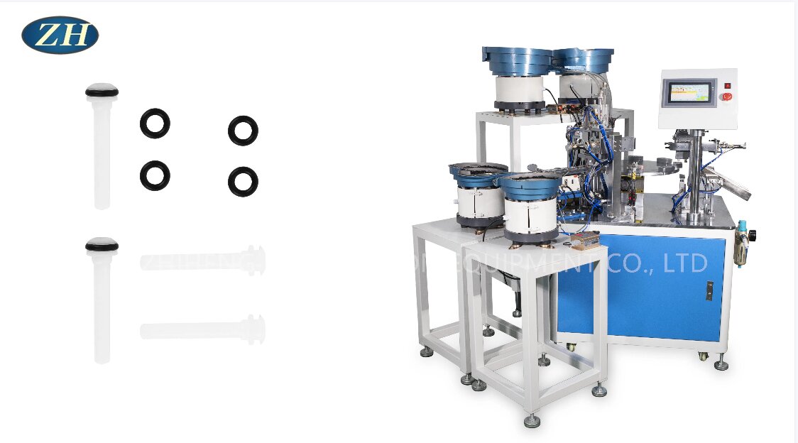 White Rod Sealing Ring Automatic Assembly Machine Reliability