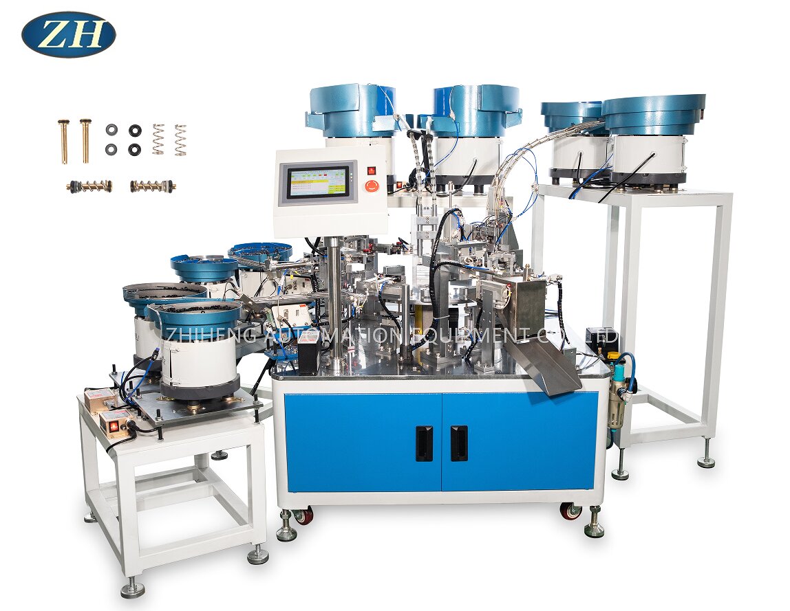 White Rod Sealing Ring Spring Assembly Machine Line Mataas na Katumpakan